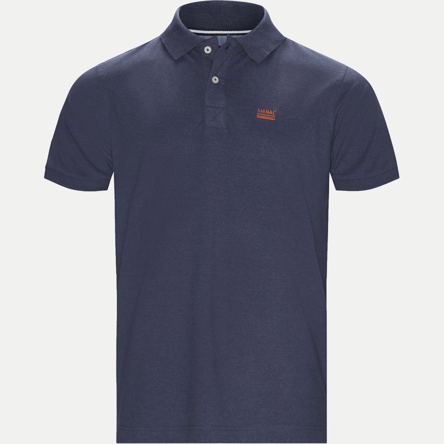 NORS S19 - Nors KM Polo t-shirt - T-shirts - Regular - DENIM MELANGE - 1